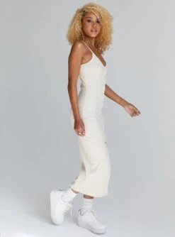 Princess Polly Muir Midi Dress Beige -Princess Polly Sales Store 3 604f4dd6 ee48 43f3 949b 498d6eb44f02