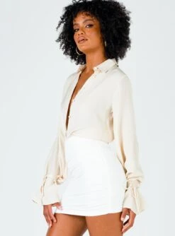 Princess Polly Benji Mini Skirt White 20 Princess Polly Benji Mini Skirt White -Princess Polly Sales Store 3 93e188f2 a445 4d12 9ba8 eca213fca715