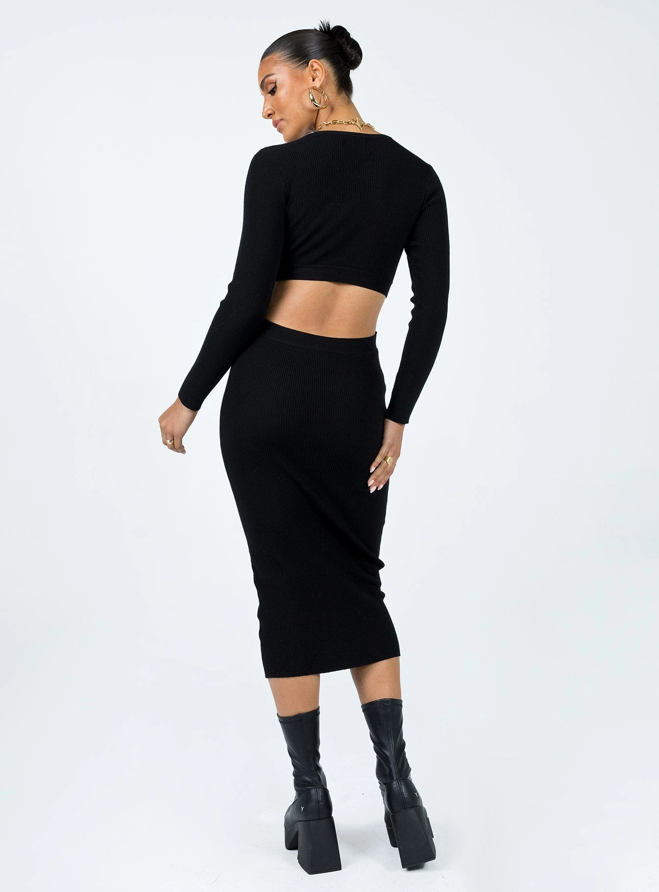 Princess Polly Languara Maxi Dress Black 4 Princess Polly Languara Maxi Dress Black - Image 4