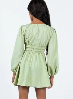 Princess Polly Marsia Long Sleeve Mini Dress Sage 7 Princess Polly Marsia Long Sleeve Mini Dress Sage -Princess Polly Sales Store 4 modelinfo Jenaya us2 7c3b66b5 a331 4d3d 97be 788c7eb16b9e