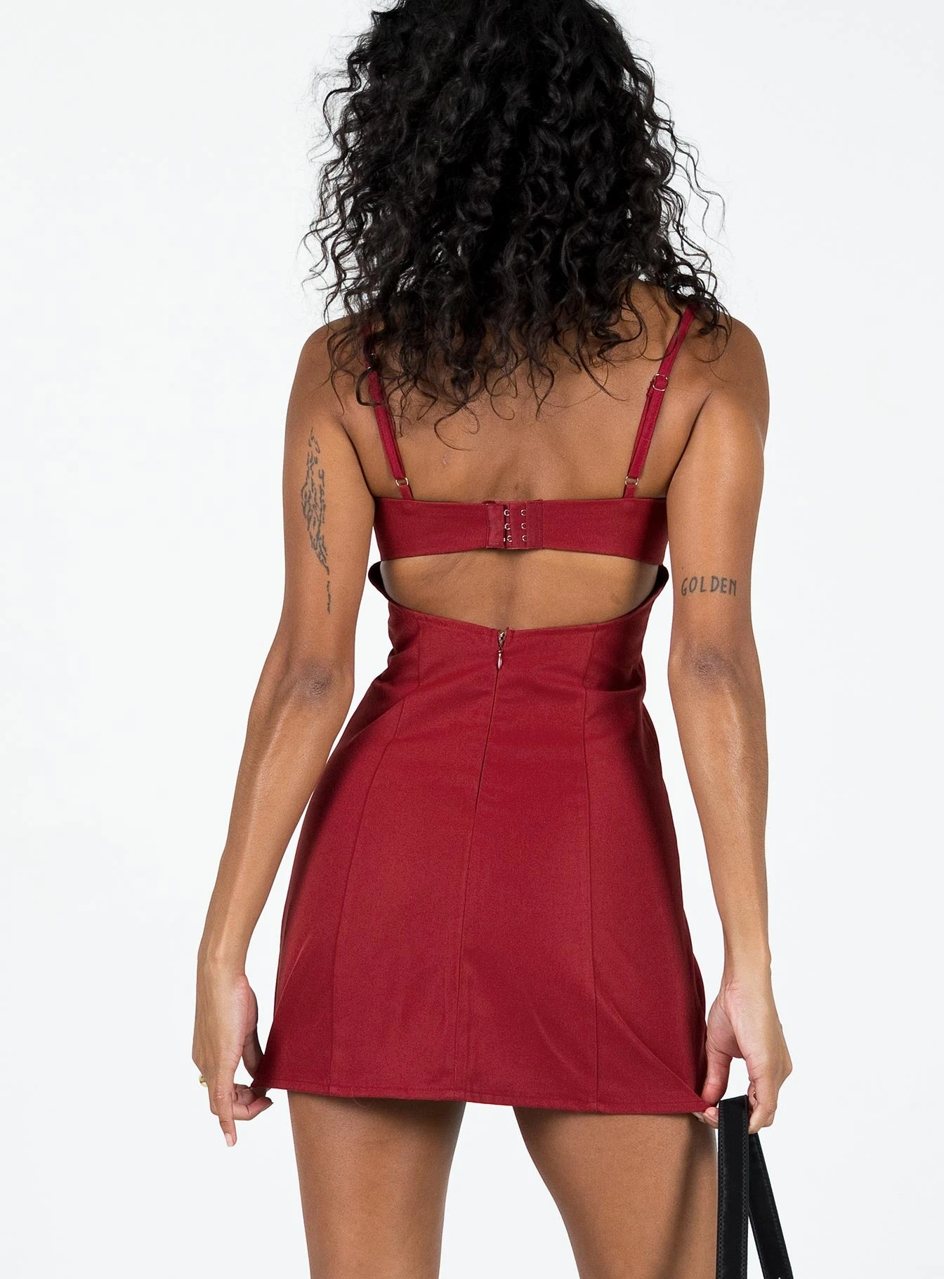 Monza Mini Dress Red 5 Monza Mini Dress Red - Image 5