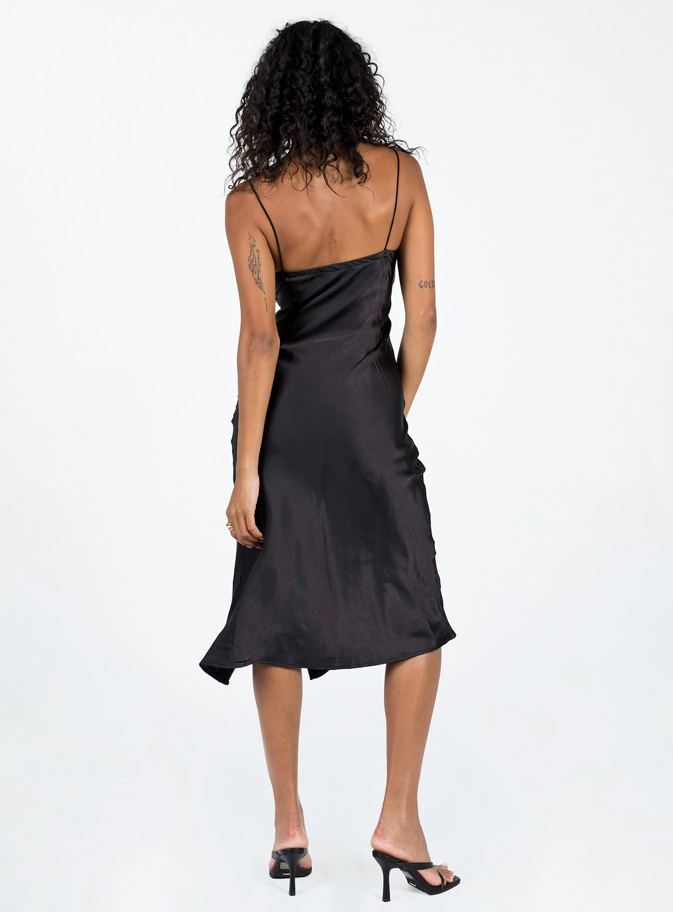 Marilyn Midi Dress Black 5 Marilyn Midi Dress Black - Image 5