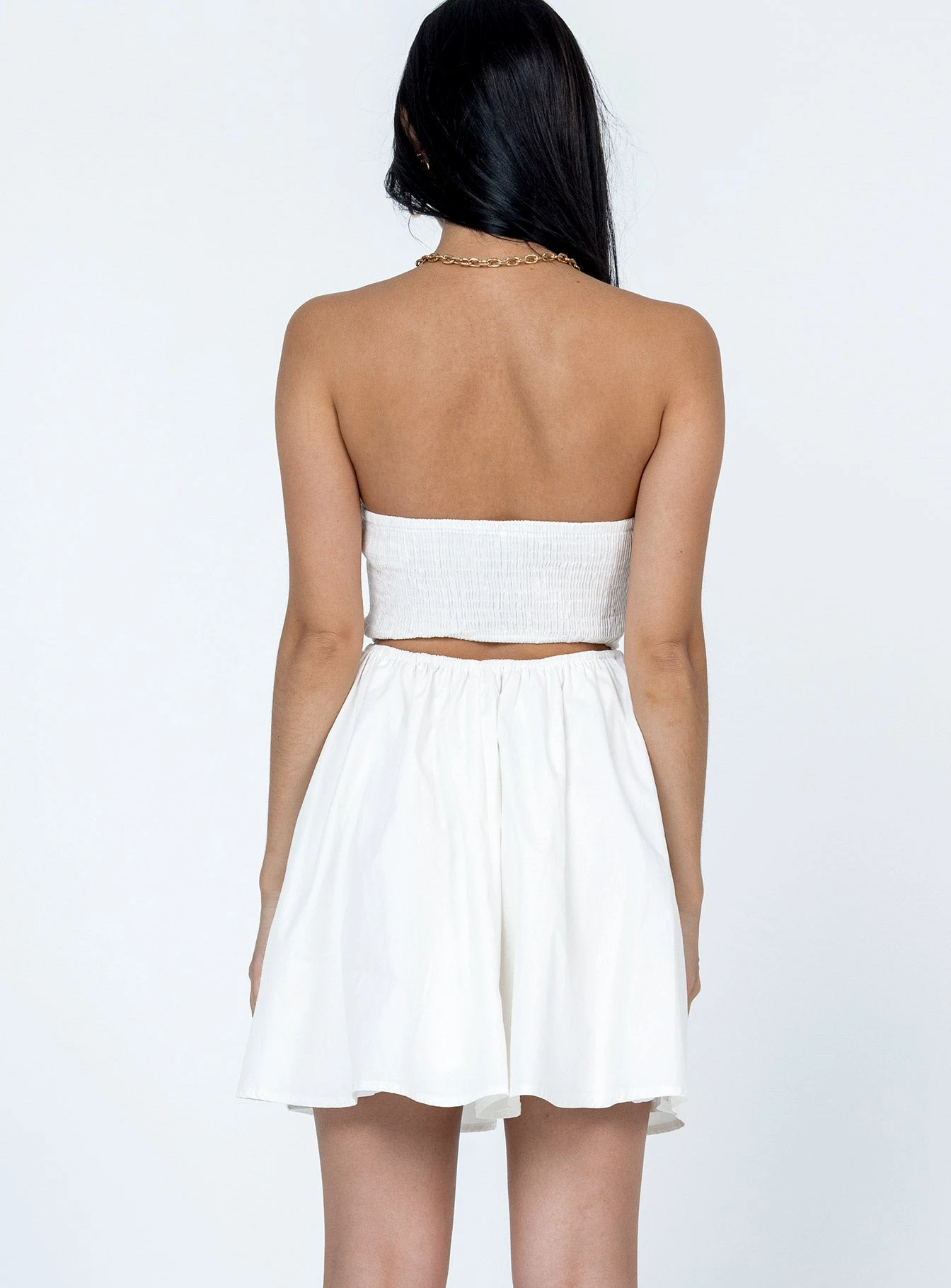 Princess Polly Stellia Mini Dress White 5 Princess Polly Stellia Mini Dress White - Image 5