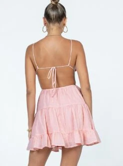 Princess Polly Liloh Mini Dress Pink -Princess Polly Sales Store 4 modelinfo alexis us2 e7f3d8e8 0412 4014 b8ea 078b06ce0a48