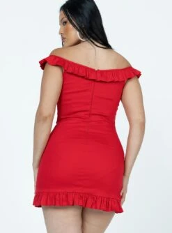 Princess Polly Leela Mini Dress Red -Princess Polly Sales Store 4 modelinfo alicia us8 4f41d84a 1cc6 4d8b 8784 9e47b148796c