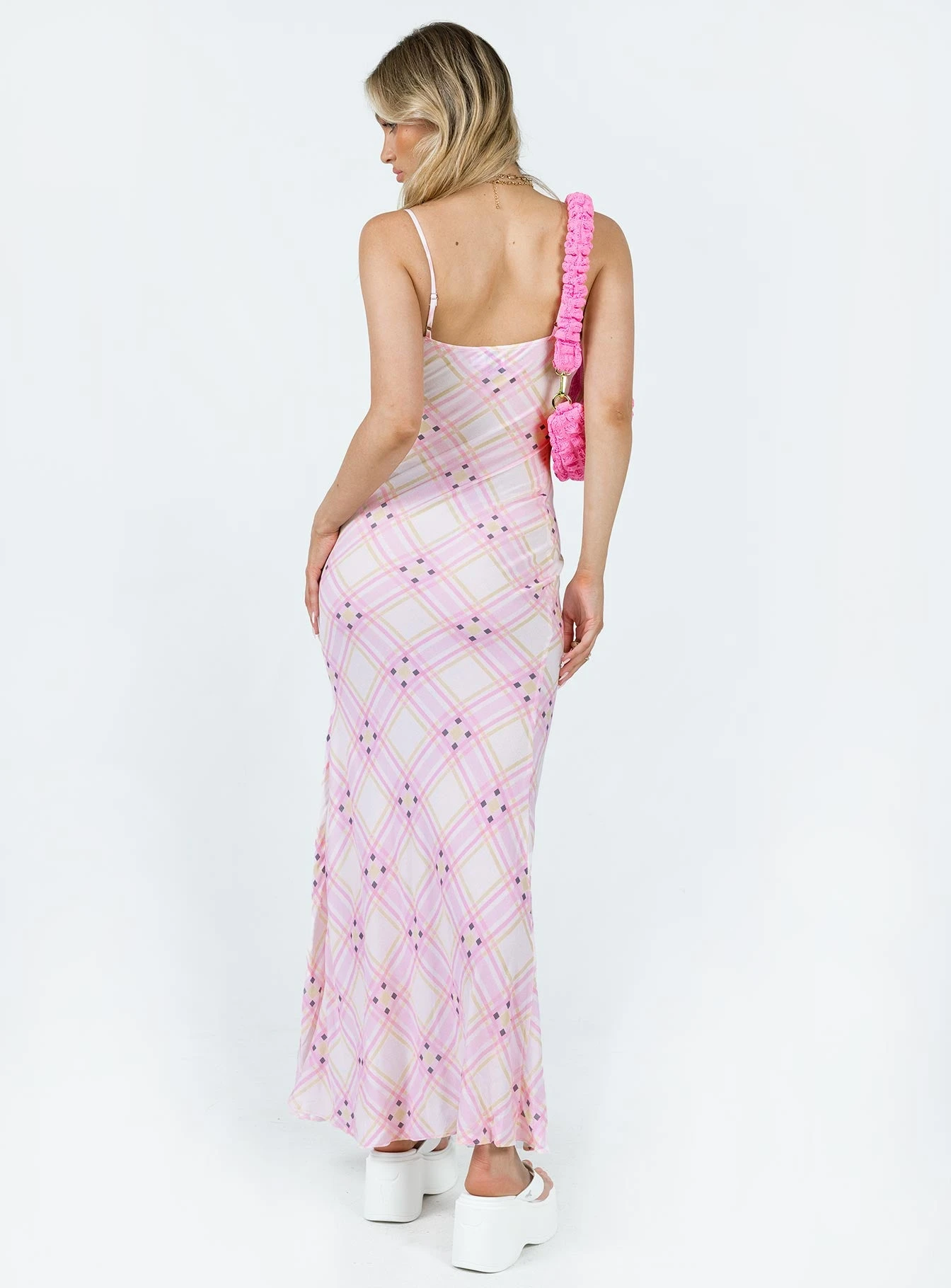 Amity Maxi Dress Pink Multi 5 Amity Maxi Dress Pink Multi - Image 5