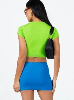 Princess Polly Karley Low Waist Mini Skirt Blue 9 Princess Polly Karley Low Waist Mini Skirt Blue -Princess Polly Sales Store 4 modelinfo christy us2 b5e84711 603a 4c87 8ac9 b663a4f45baa