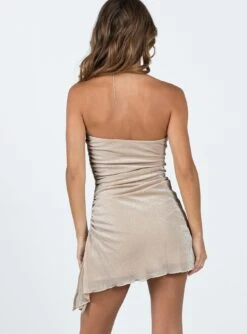 Princess Polly Donelli Mini Dress Champagne 11 Princess Polly Donelli Mini Dress Champagne -Princess Polly Sales Store 4 modelinfo elise us2 43775c9b 6b72 4032 aaae f6f6152b7488