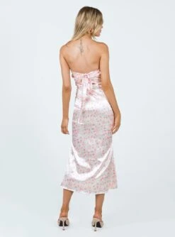Princess Polly Barnsley Strapless Midi Dress Pink / Floral -Princess Polly Sales Store 4 modelinfo elly us2 0174c810 5884 482f be5a 6acff09a05ae