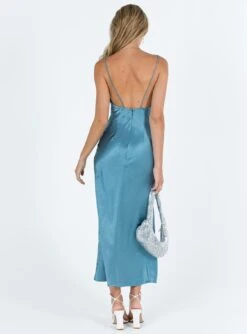 Walk The Line Midi Dress Blue -Princess Polly Sales Store 4 modelinfo kiana us2 54366f17 e3e4 4168 8dbb f9d7afca7333