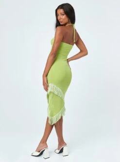 Princess Polly Tropicana Midi Dress Green -Princess Polly Sales Store 4 modelinfo kiele us2 1c080cfa 9f48 42db b206 b4c834414618