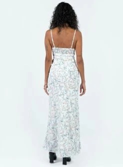 Princess Polly Fairholm Maxi Dress White / Floral -Princess Polly Sales Store 4 modelinfo kristen us2 e9a0c46a bdac 4868 8a7f e4e6255c2f78