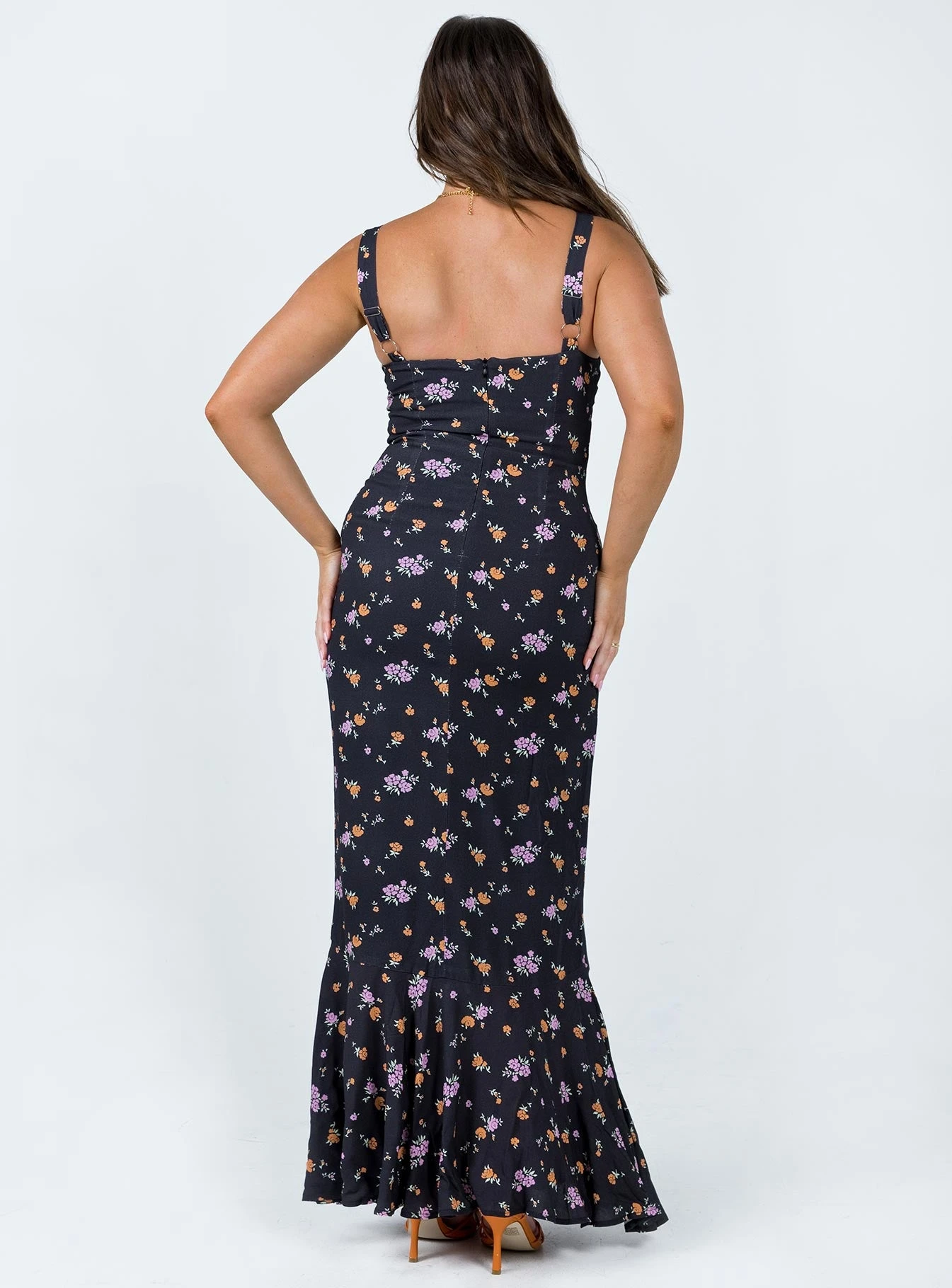 Curtis Maxi Dress Black / Floral 5 Curtis Maxi Dress Black / Floral - Image 5