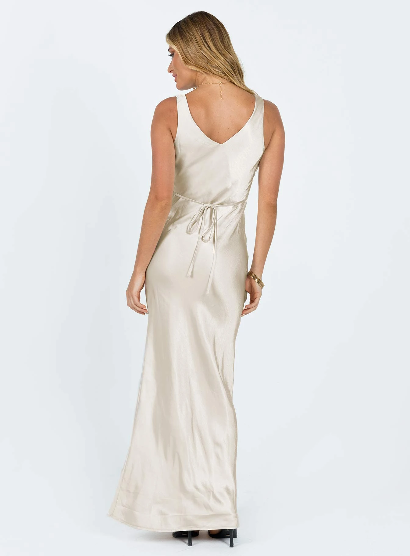 Norma Maxi Dress Champagne 5 Norma Maxi Dress Champagne - Image 5