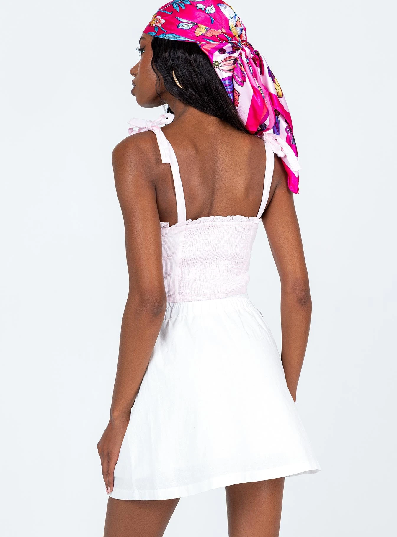 Princess Polly Leanne Mini Skirt White 4 Princess Polly Leanne Mini Skirt White - Image 4