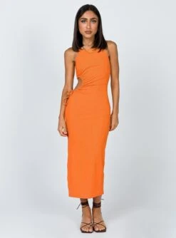 Princess Polly Louie Midi Dress Orange -Princess Polly Sales Store 433A7016 1800x b66c8273 7581 47ac 8b2d 7ce51566ffdf