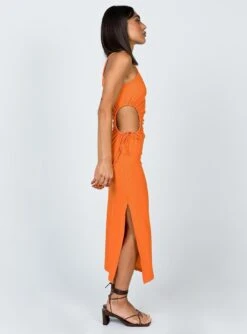 Princess Polly Louie Midi Dress Orange -Princess Polly Sales Store 433A7030 1800x a2921665 ad86 497e 93ae a15c2edb1dfe