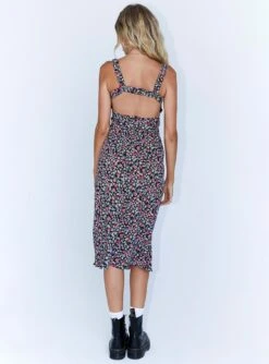 Princess Polly Delta Midi Dress Black Floral -Princess Polly Sales Store 4 208497de 801d 4afb 86ec 620f03673074