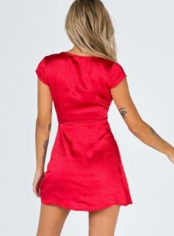 Emily Mini Dress Red -Princess Polly Sales Store 4 3d15d782 09d0 42da b8d9 5ba95b2c5924