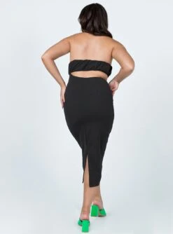 Princess Polly Grayson Midi Dress Black -Princess Polly Sales Store 4 3d45779c 0f1a 4509 ab7f be8195d9a45d