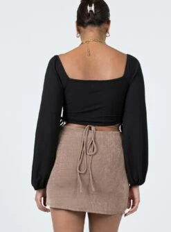 Princess Polly Maisie Mini Skirt Brown -Princess Polly Sales Store 4 6797dff6 c04c 4dca a0a3 f9384280a4ce