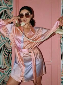 Princess Polly Sunrise Tie Up Mini Dress Orange Multi -Princess Polly Sales Store 4 813e089c 239a 4007 9442 c64668461677