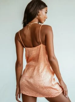 Motel Datista Mini Dress Satin Zebra Cantaloupe -Princess Polly Sales Store 4 b7d3835c e756 49c4 b24a a2f60dcc590c