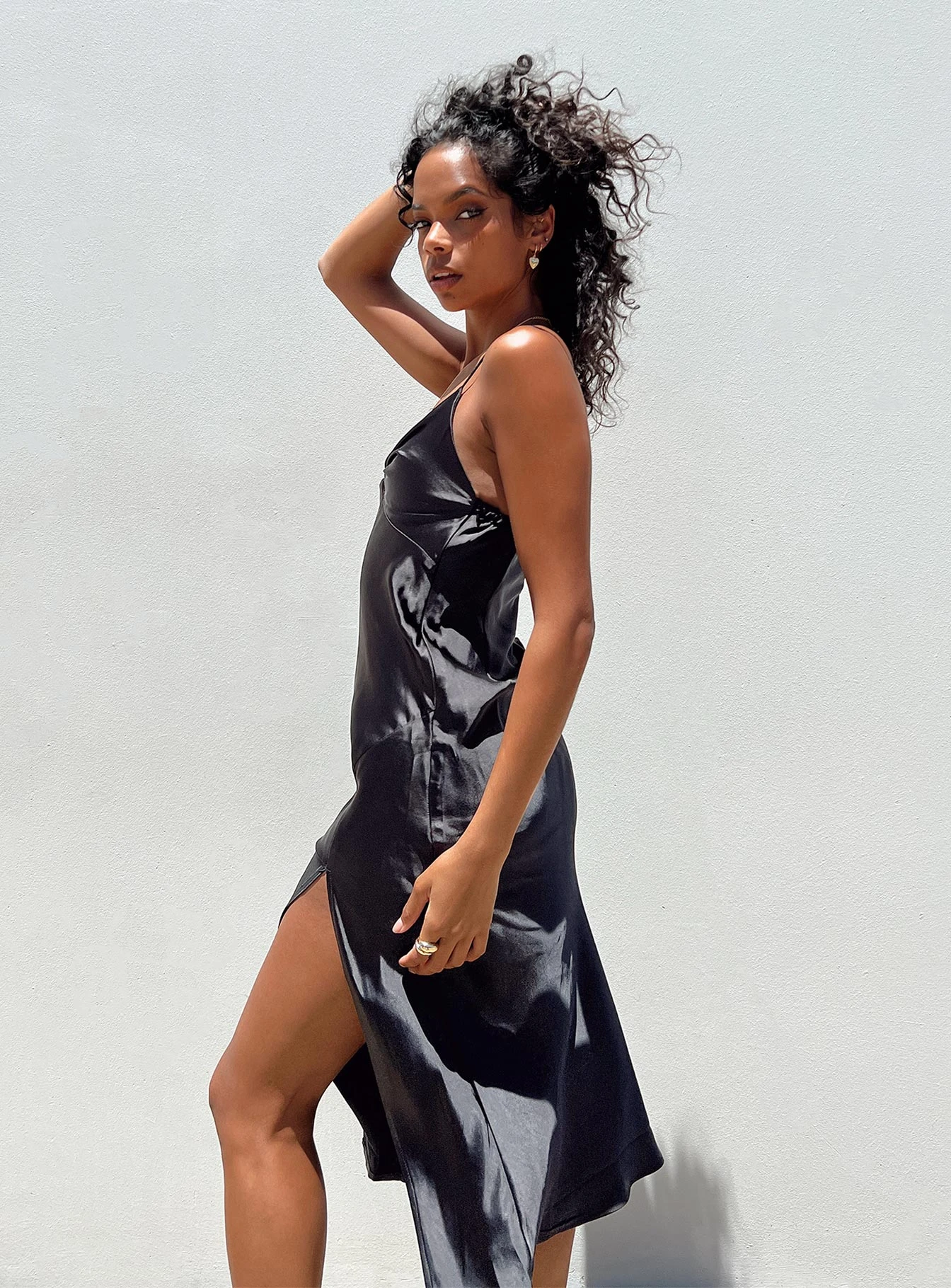 Marilyn Midi Dress Black 6 Marilyn Midi Dress Black - Image 6