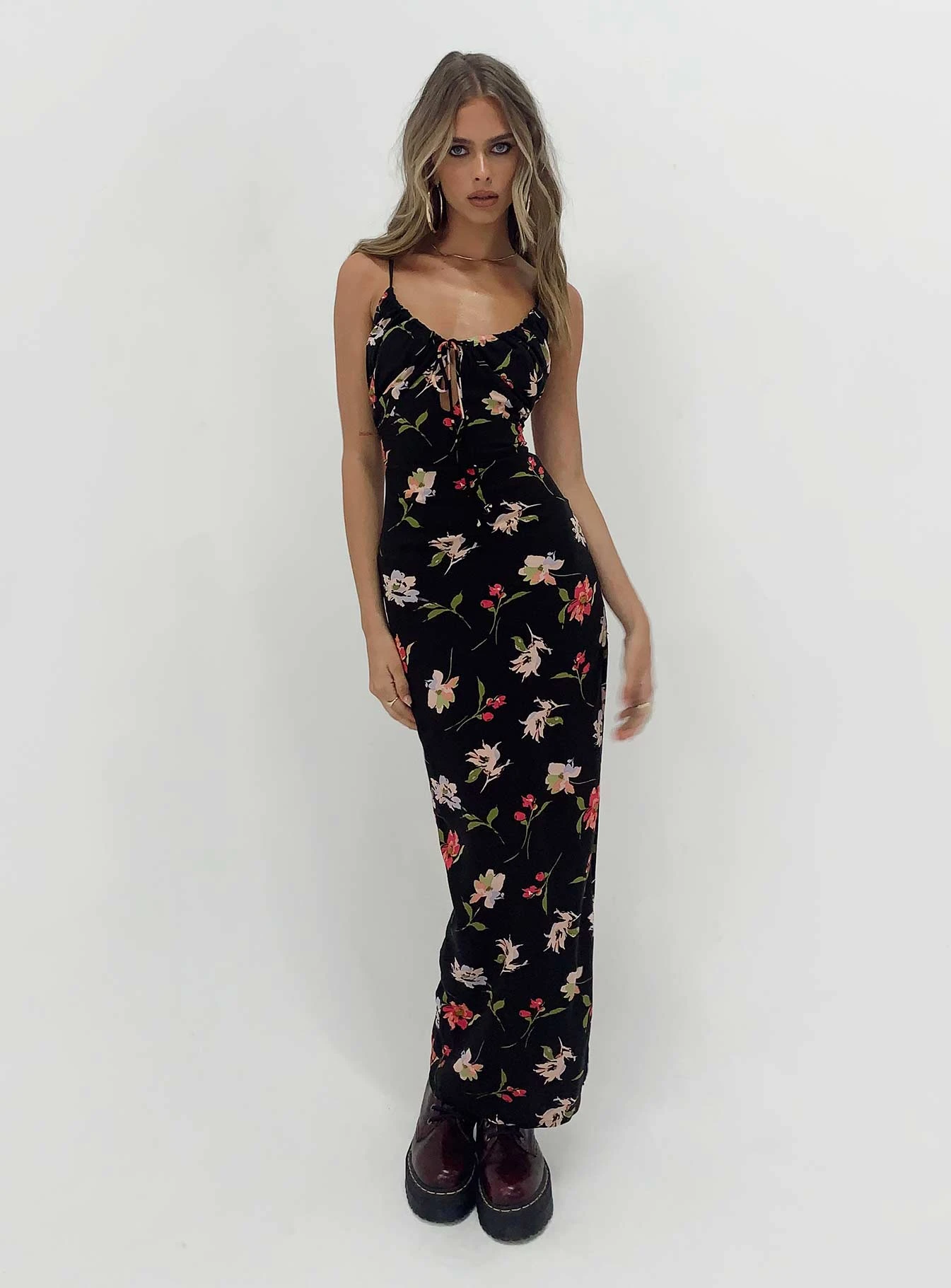 Princess Polly Brailey Maxi Dress Black Multi 7 Princess Polly Brailey Maxi Dress Black Multi - Image 7
