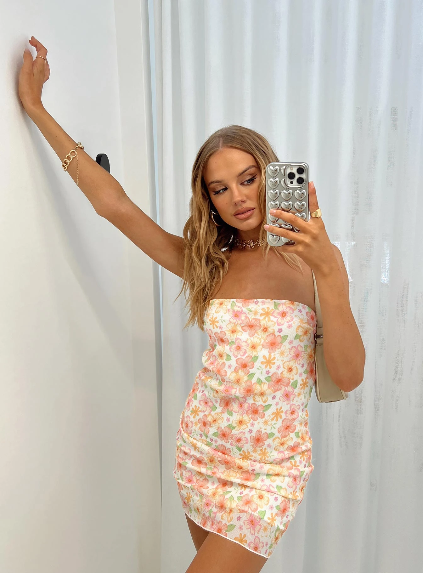 Princess Polly Marlow Mini Dress Multi Floral 7 Princess Polly Marlow Mini Dress Multi Floral - Image 7