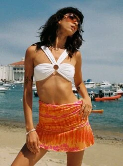 Princess Polly Amelia Mini Skirt Orange