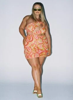 Greater Power Mini Dress Multi Curve 10 Greater Power Mini Dress Multi Curve -Princess Polly Sales Store C Greater Power Mini Dress Multi 5 copy