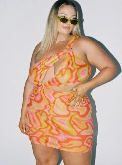 Greater Power Mini Dress Multi Curve 11 Greater Power Mini Dress Multi Curve -Princess Polly Sales Store C Greater Power Mini Dress Multi 7 copy