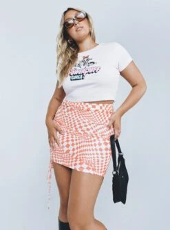 Princess Polly Checkmate Mini Skirt Multi -Princess Polly Sales Store Checkmate Mini Skirt Multi 1