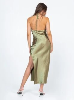 Princess Polly Alissa Midi Dress Green -Princess Polly Sales Store Lexi 02.10.22 1130