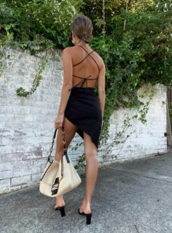 The Vivien Dress Black -Princess Polly Sales Store THE VIVIEN DRESS 3ca17e25 4183 40bc ba7a b3e1ae3b58cf