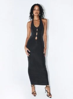Tahni Maxi Dress Black -Princess Polly Sales Store Tahni Maxi Dress Black 4