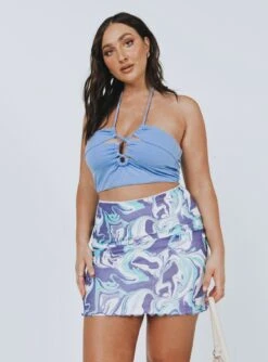 Princess Polly Remi Mini Skirt Blue 13 Princess Polly Remi Mini Skirt Blue -Princess Polly Sales Store Zamia Top Blue and Remi Mini Skirt Blue 1 ad9c24d4 bfe9 42d5 8ef7 38c030ba7bcb