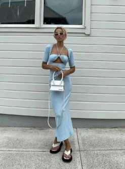 Field Of Dreams Maxi Dress Blue