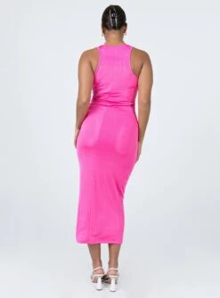Everlast Midi Dress Hot Pink -Princess Polly Sales Store everlast 4