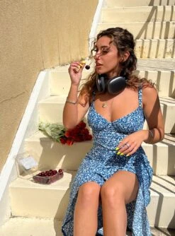 Princess Polly Georgia Midi Dress Navy